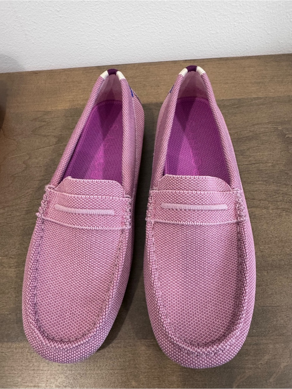 Light Pink Women's Slip-On Rothy drivers 8 - Picture 1 of 4